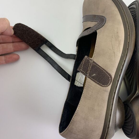 Naot Myna Strappy Mary Jane Low Heel Round Toe Taupe Leather Suede 36 US 5 - Picture 13 of 15
